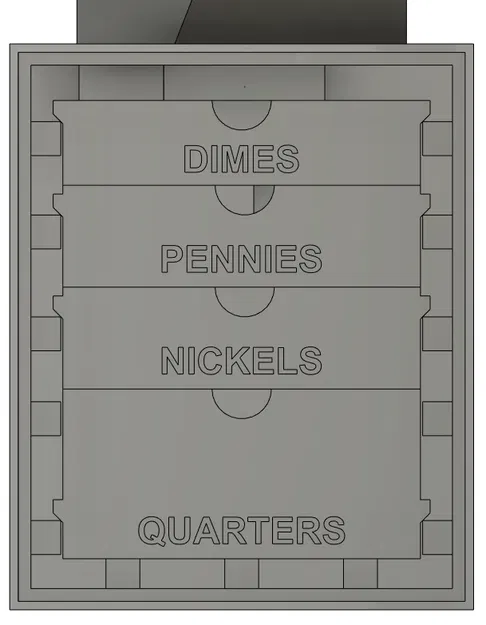 Ngăn kéo có Thanh trượt cho Két phân loại tiền xu của Rocco - Image 1