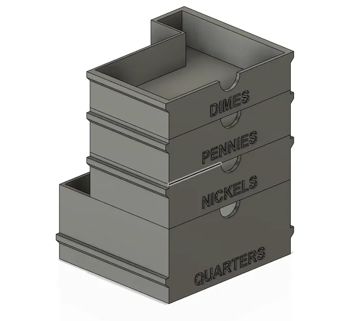 Ngăn kéo có Thanh trượt cho Két phân loại tiền xu của Rocco - Image 7