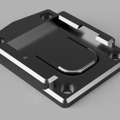 Plate Gắn Đầu Đèn Lupine Kiểu Front Click