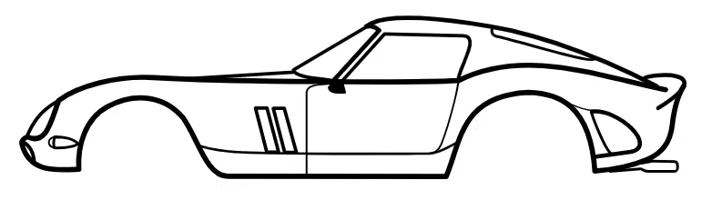 Ferrari 250 GTO (1962) - Mô Hình Treo Tường Độc Đáo - Image 1