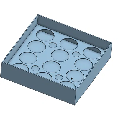 Giá đỡ cupcake vừa hộp Prusament