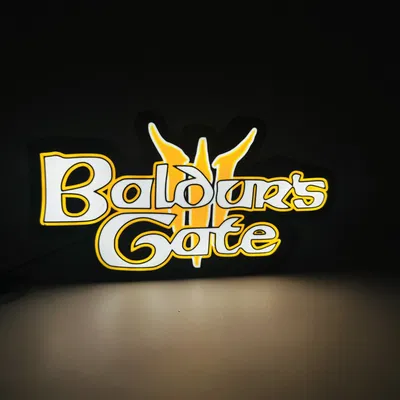 Đèn LED In 3D Chủ Đề Baldur's Gate 3