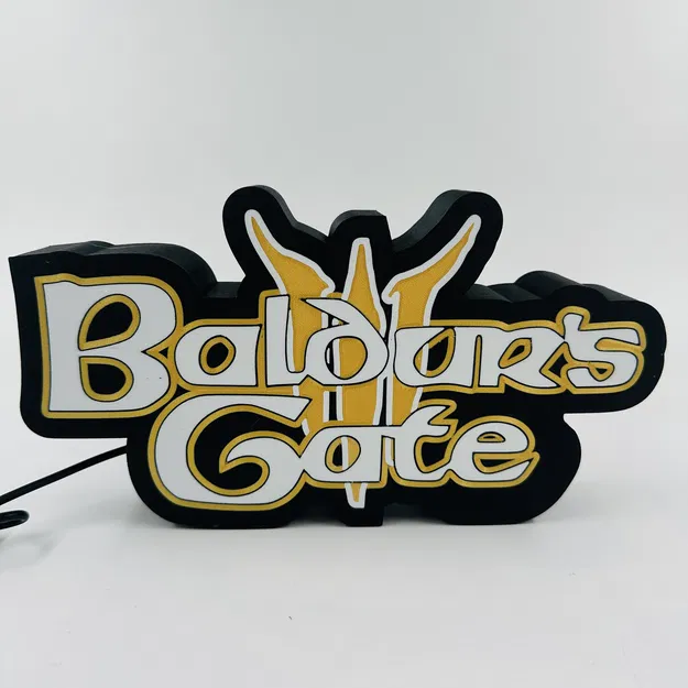 Đèn LED In 3D Chủ Đề Baldur's Gate 3 - Image 2
