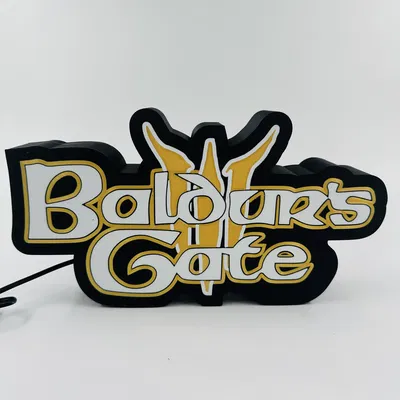 Đèn LED In 3D Chủ Đề Baldur's Gate 3