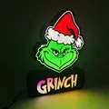 Đèn LED In 3D Chủ Đề Grinch Tùy Chỉnh RGB - Thumbnail 6
