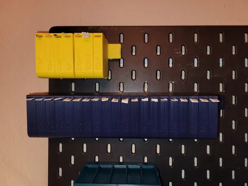 (IKEA Skadis) Hộp Đựng Linh Kiện SMD - Image 1