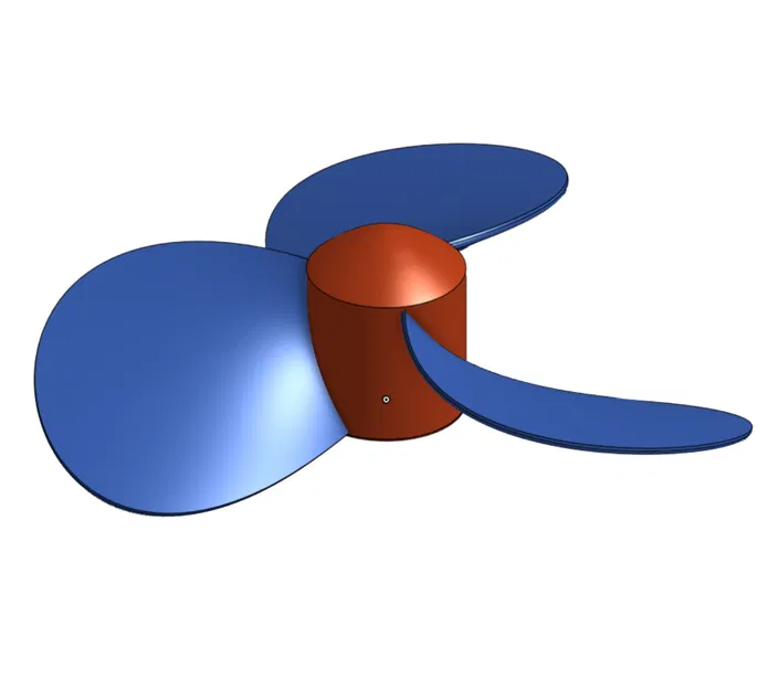 Chân Vịt Đơn Giản Cho Động Cơ DC - Image 1