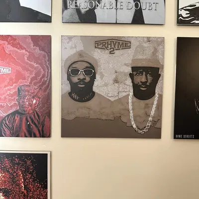 Mô hình PRhyme 2 - Royce da 5'9" & DJ Premier - Ảnh bìa album Hueforge