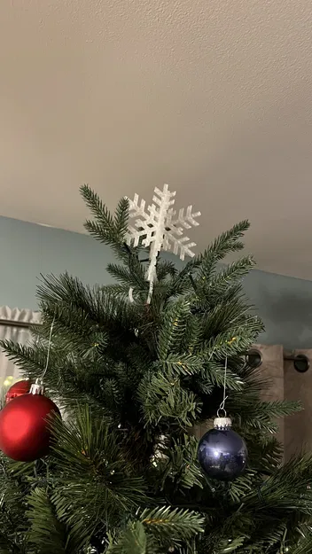 Đỉnh Cây Thông Hình Bông Tuyết Rơi - Image 2