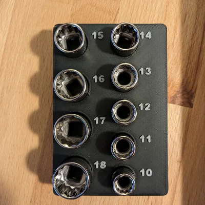 Kệ Đựng Bộ Tuýp Craftsman 3/8 inch theo chuẩn Gridfinity