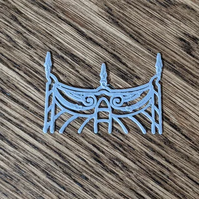 Hàng Rào Thành Phố Than Khóc - Mô Hình Trang Trí D&D