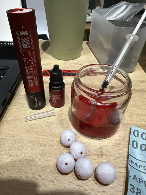 Mô Hình Đạn Paintball 17mm Có Thể Đổ Đầy - Image 4