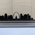 Đường Chân Trời St Louis Silhouette - Thumbnail 1