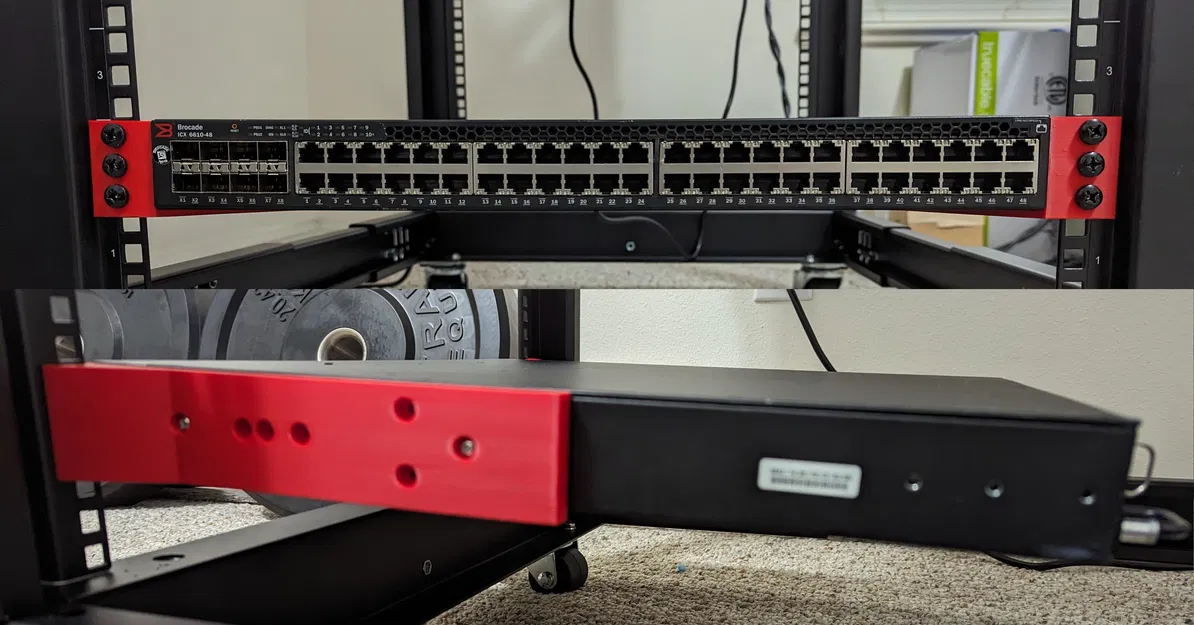 Tai rack cho Brocade ICX6610-48-I - Image 1