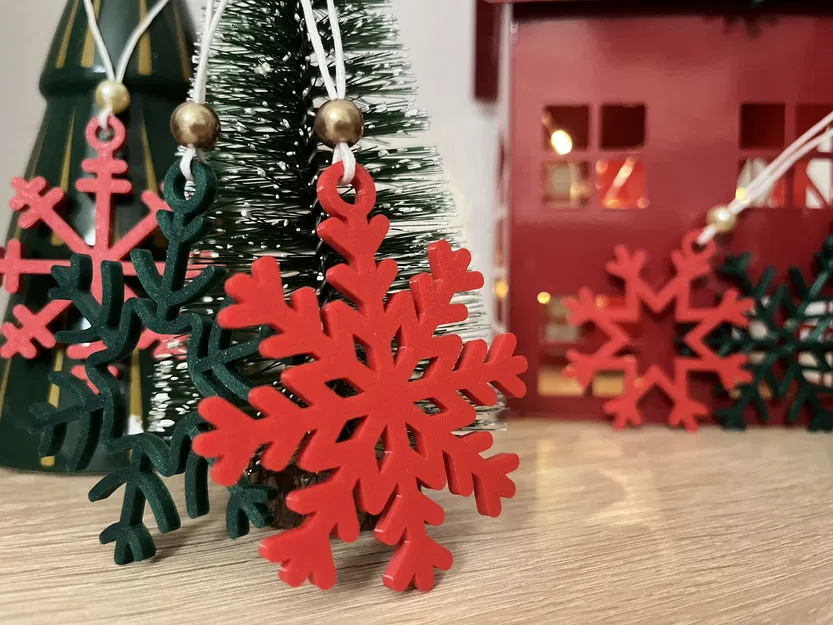 Bộ Trang Trí Tuyết Rơi / Snowflake Decoration Set - Image 2