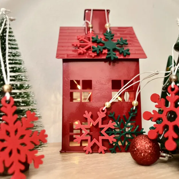 Bộ Trang Trí Tuyết Rơi / Snowflake Decoration Set - Image 3