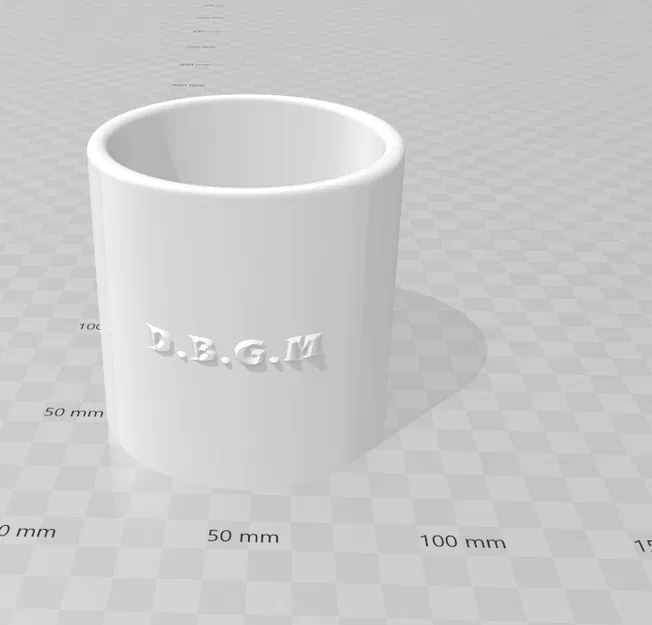 Hũ đựng bút cá nhân hoá D.B.G.M - Image 1