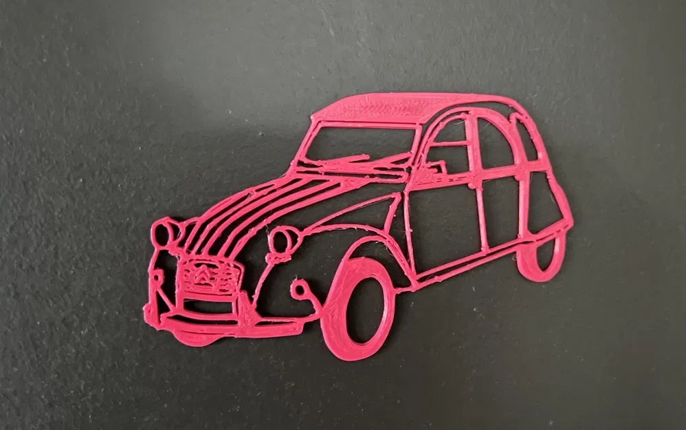 Tranh Tường Xe Citroën 2CV - Image 1