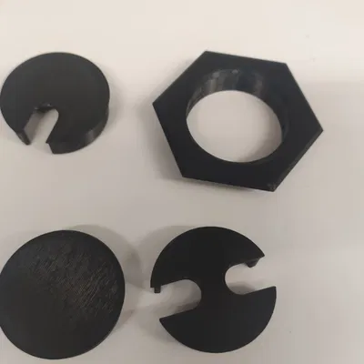 Đầu Luồn Dây Hexagon Cho Bàn Làm Việc