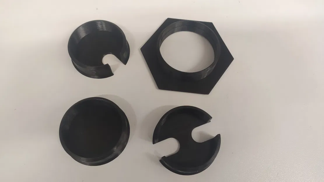 Đầu Luồn Dây Hexagon Cho Bàn Làm Việc - Image 3