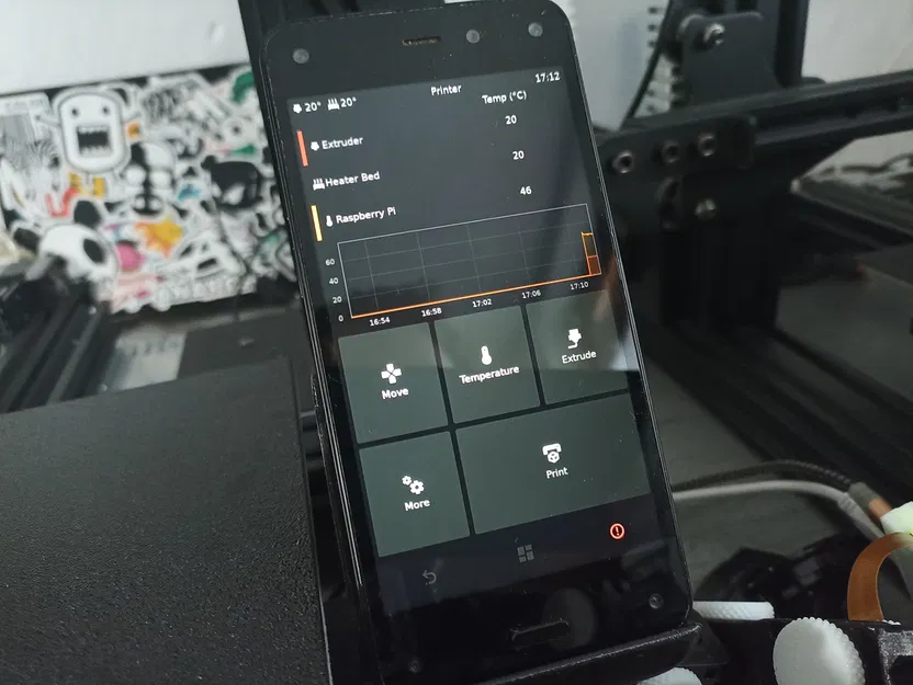Đế Gắn Điện Thoại cho Anycubic Kobra Neo Dùng KlipperScreen - Image 4