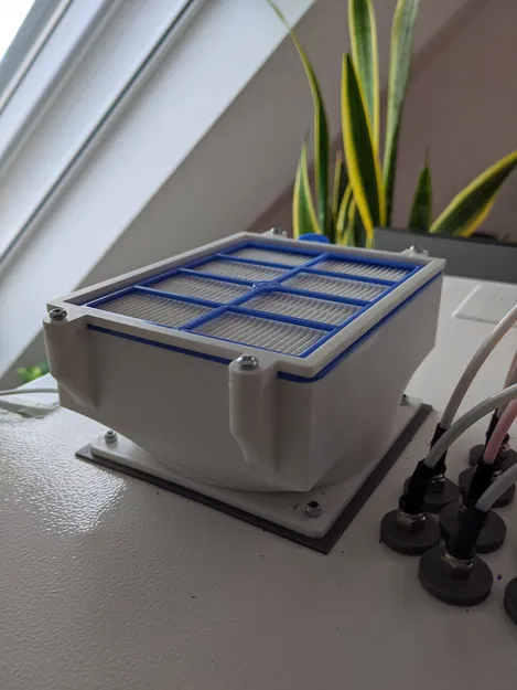 Vỏ lọc HEPA H12/H13 (FC8038/01, 150x120x25mm) + Than Hoạt Tính cho Quạt 120mm - Image 1