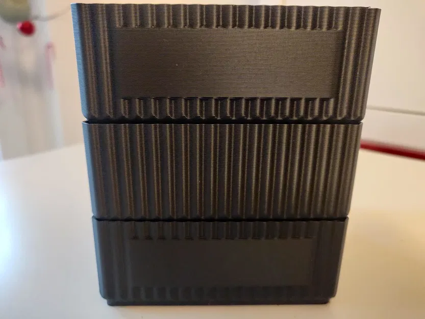 Hộp/Container xếp chồng (chế độ Lọ) có chỗ dán nhãn - Image 1