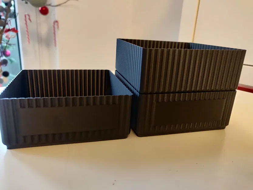 Hộp/Container xếp chồng (chế độ Lọ) có chỗ dán nhãn - Image 2