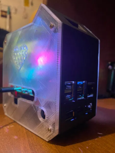 Vỏ Case Raspberry Pi 4 Mini Desktop - Image 1