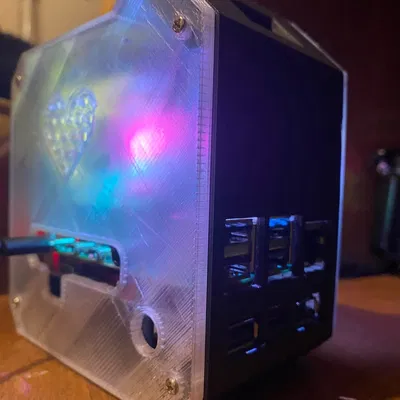 Vỏ Case Raspberry Pi 4 Mini Desktop