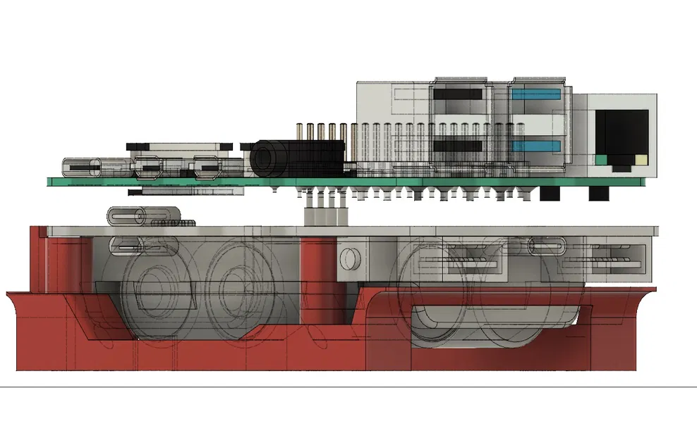 Vỏ Case Raspberry Pi 4 Mini Desktop - Image 4