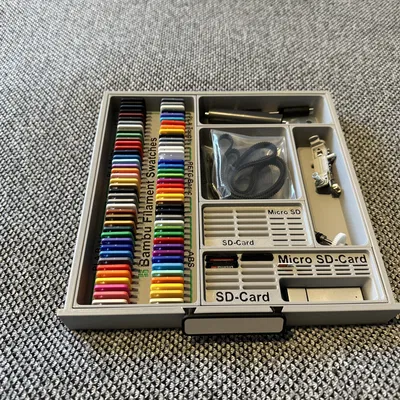 Khay chèn thẻ mẫu sợi nhựa ModOr JP