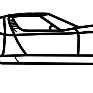 Lamborghini Miura P400 (1971) - Mô Hình Treo Tường Độc Đáo