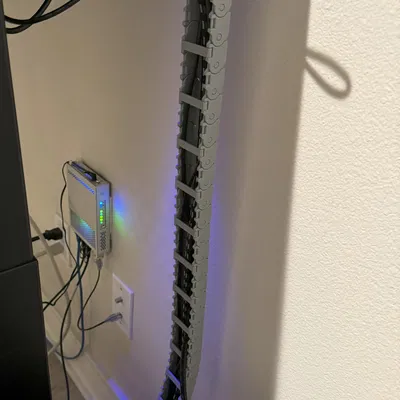 Dây xích kéo + Gắn bằng Command Strip