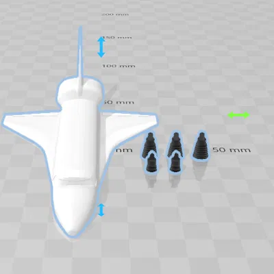 Mô hình Tàu Con Thoi Không Gian