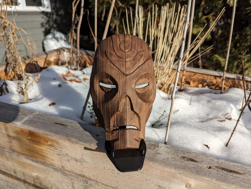 Mặt Nạ Gỗ Pháp Sư Rồng Skyrim - Image 5