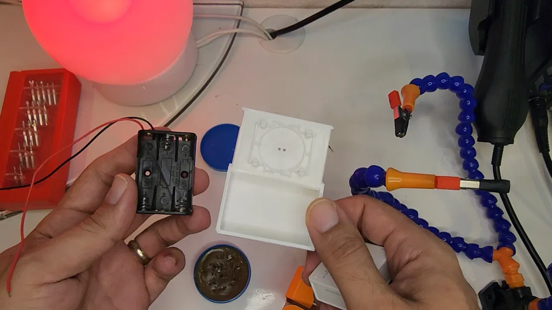 Hộp Đựng Pin AAA Cho Cảm Biến Chuyển Động Sonoff - Image 2