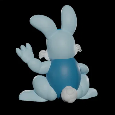 Chú Thỏ Vẫy Tay: Bạn Thỏ Phục Sinh Vẫy Chào