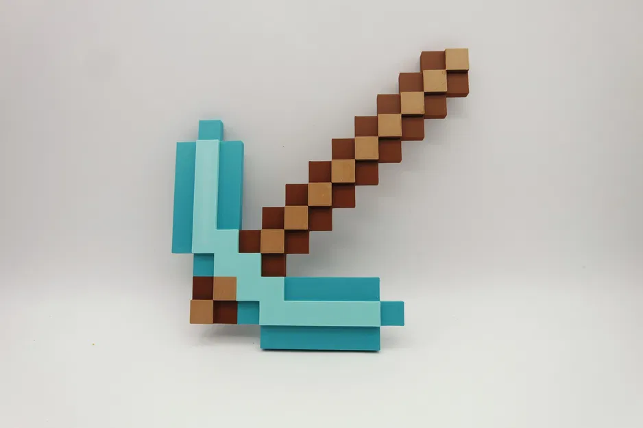 Cuốc Lủi Minecraft In 1 Khối, Tô Màu Sẵn Trong Bambu Studio - Image 4