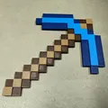 Pickaxe Minecraft (Màu Sắc XL) - Thumbnail 1