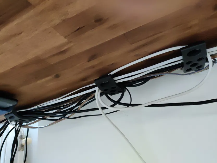 Giá đỡ/Thu dây cáp dưới bàn - loại siêu bền - Image 3