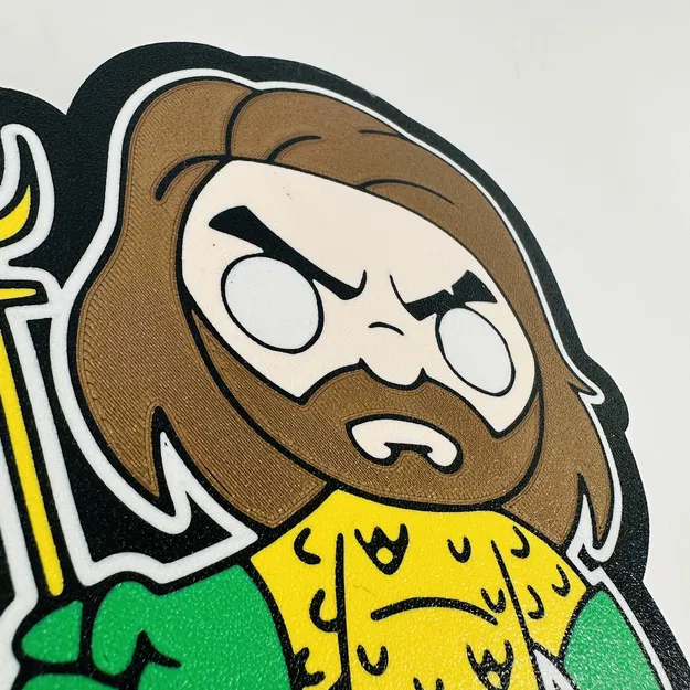 Đèn LED Aquaman (File 3MF cho Bambu AMS) - Image 4