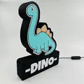 Dino 2/4 Led Đèn (File 3mf cho Bambu Ams) - Thumbnail 2
