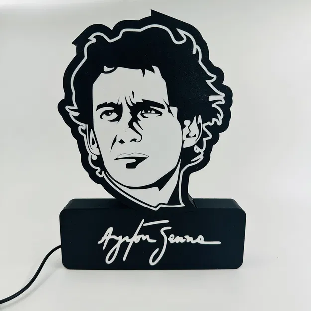 Đèn Ayrton Senna (File 3mf cho Bambu ams) - Image 4