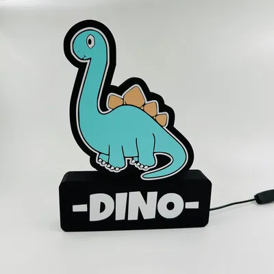 Dino 2/4 Led Đèn (File 3mf cho Bambu Ams)