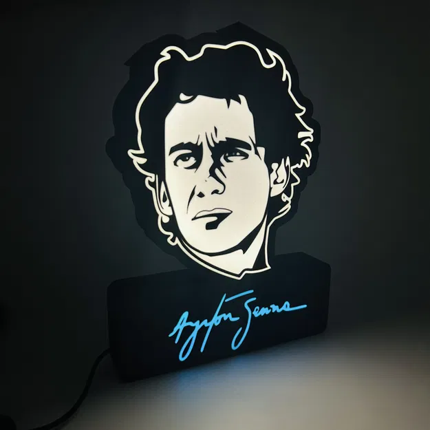 Đèn Ayrton Senna (File 3mf cho Bambu ams) - Image 5