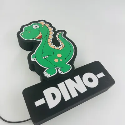 Dino 1/4 led lamp (3mf cho Bambu ams)