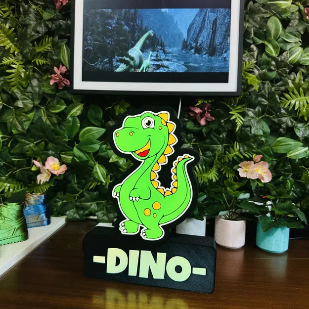 Dino 1/4 led lamp (3mf cho Bambu ams) - Image 8