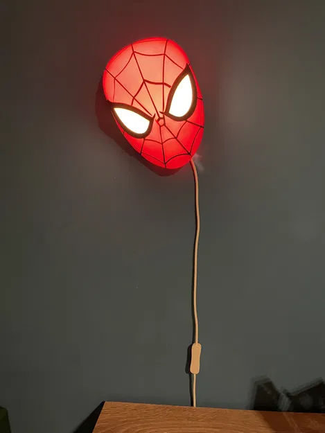 Tấm nền Philips Lighting Mặt nạ Spider Man Đèn IKEA - Image 1