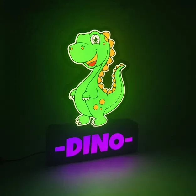 Dino 1/4 led lamp (3mf cho Bambu ams) - Image 9